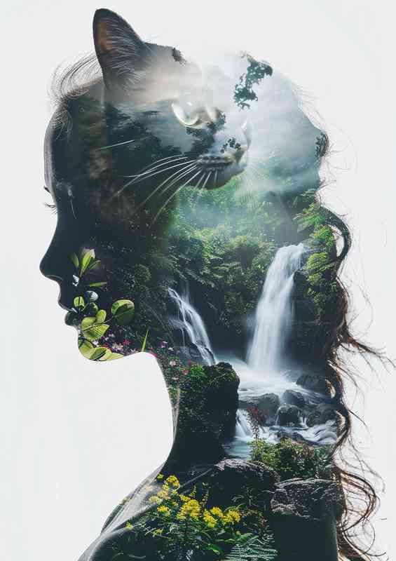 Adorable Cat Lady exposure | Di-Bond