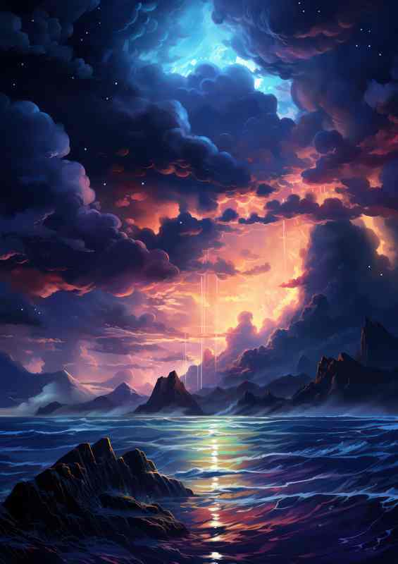 Fantastical Floating Lotus Lagoons | Canvas