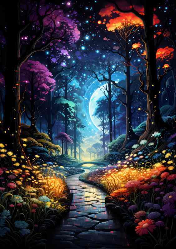 Fantastical Foothills Dreams at Dusk | Canvas