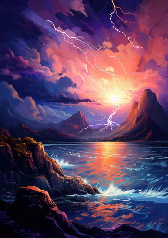 Horizons of Hope and Magic | Metal Poster