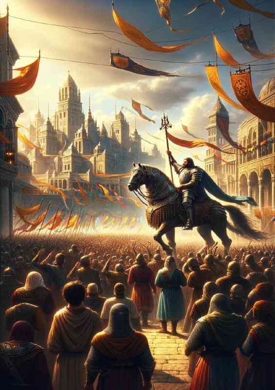 Heros return to his ancient city | Canvas