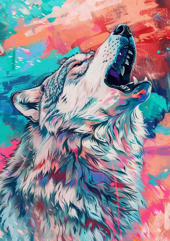 The Howling Wolf | Di-Bond