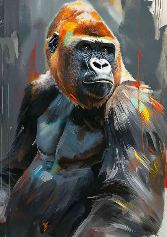 The Painted Gorrilla | Canvas