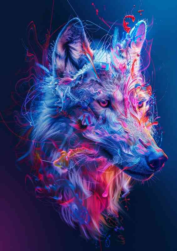 The futuristic fox | Poster