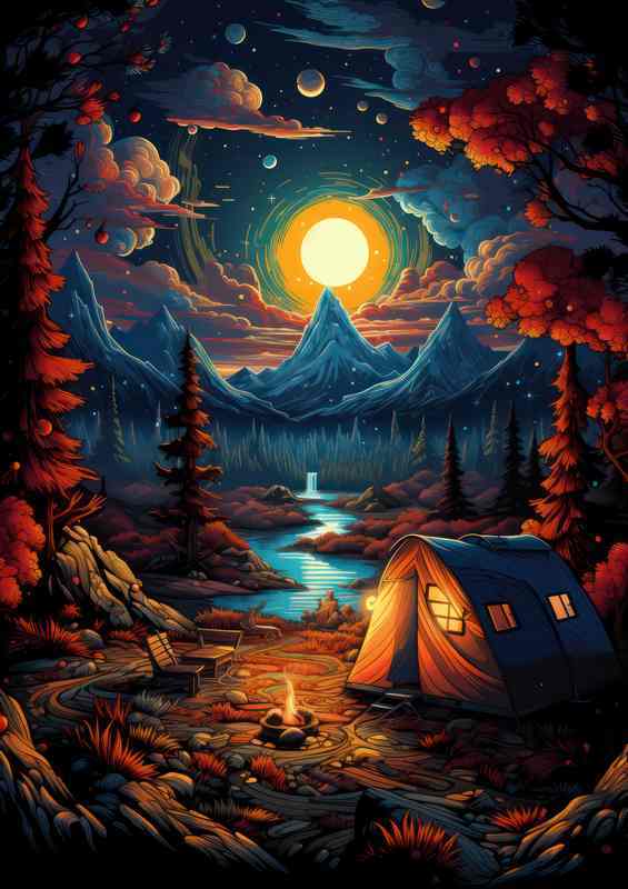 Swamps of Sorcery | Metal Poster