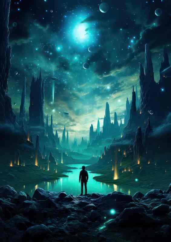 The Fairy Tale City Skyline | Di-Bond