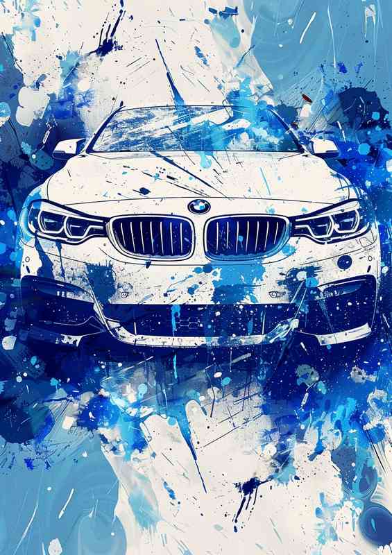 Design an artistic featuring the BMW | Poster