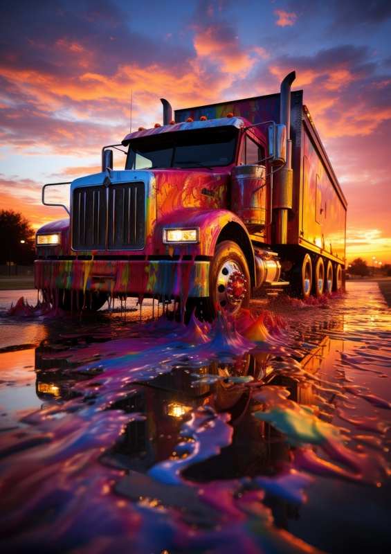 Keep on trucking | Poster