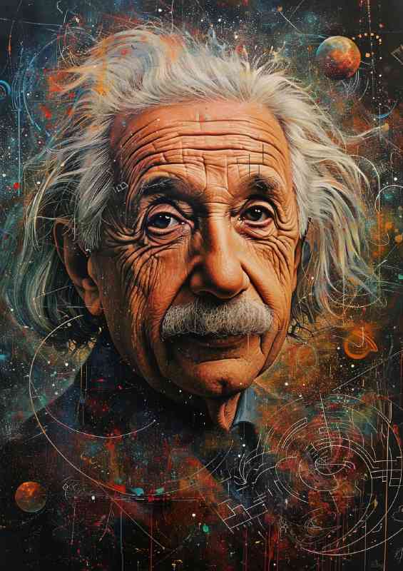 Albert Einstein all the things | Poster