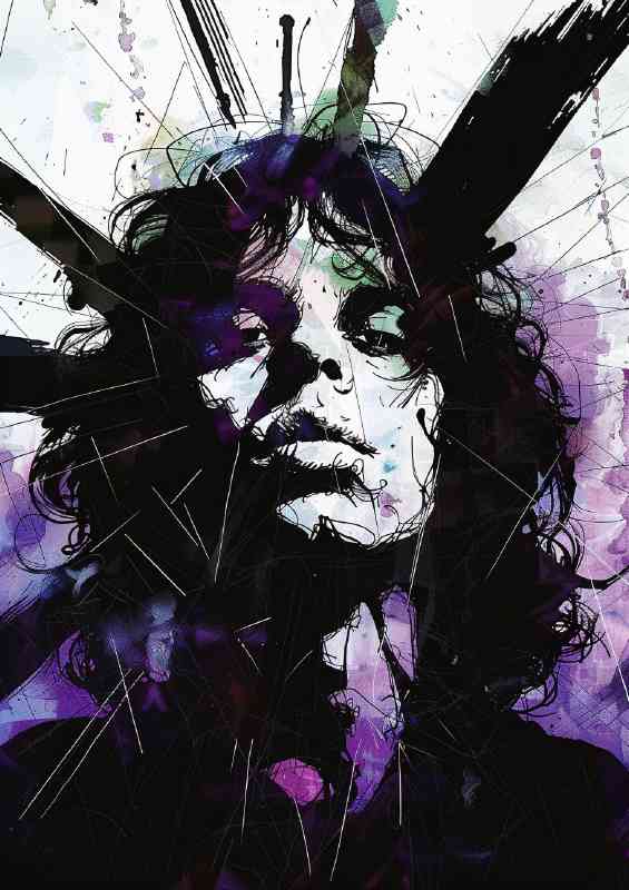 Jim Morrison dark fantasy artwork | Poster