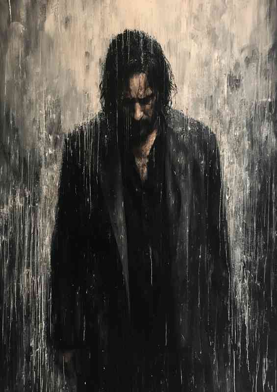 Keanu Reeves a pallet knife painting | Canvas