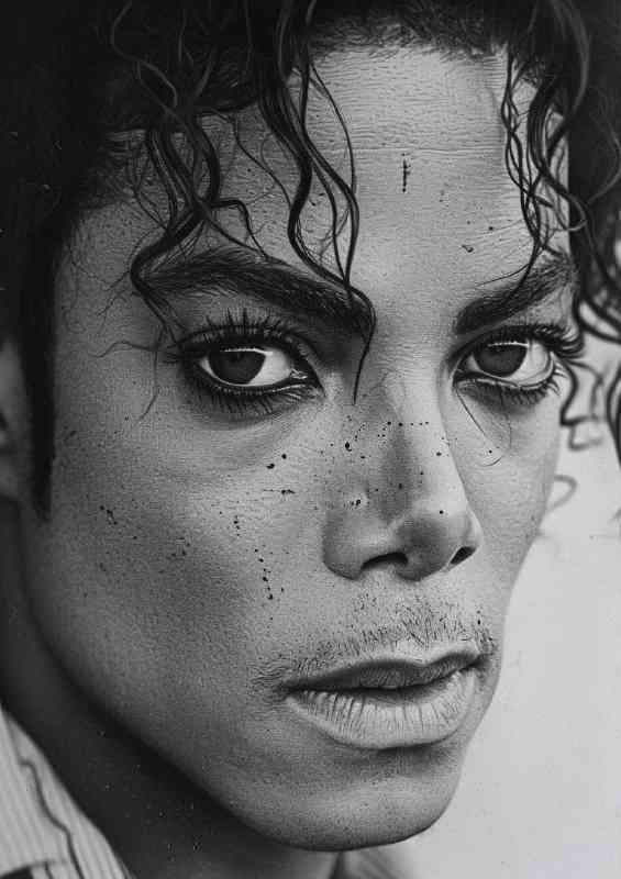 Michael Jackson black and white art | Canvas