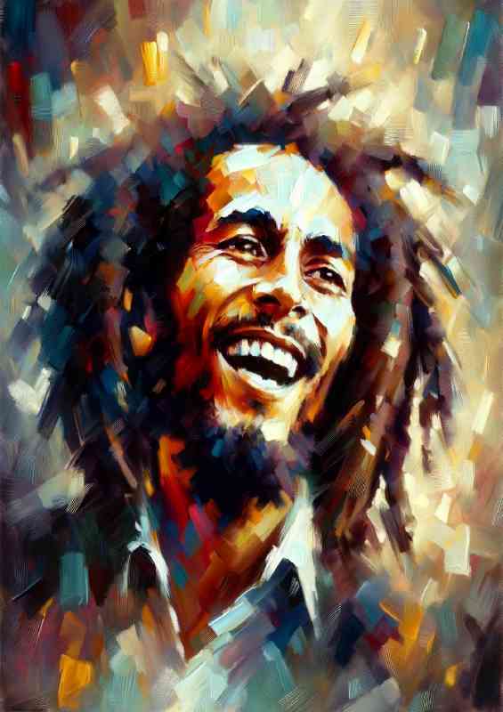 Bob Marley capturing his soulful expression | Di-Bond
