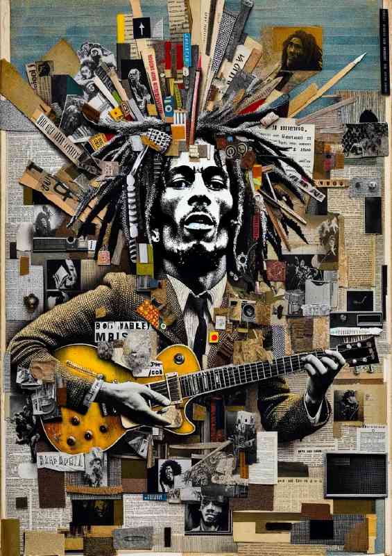 Bob Marley emphasizes absurdity anti art sentiments and a rejection | Di-Bond