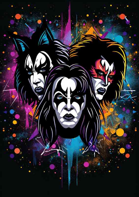 Kiss Vector pop art style | Poster