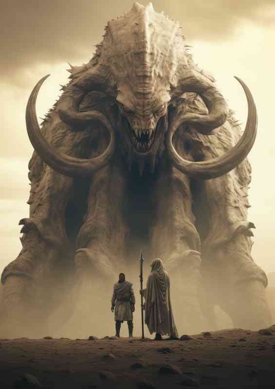An image of an imposing giant monster | Di-Bond