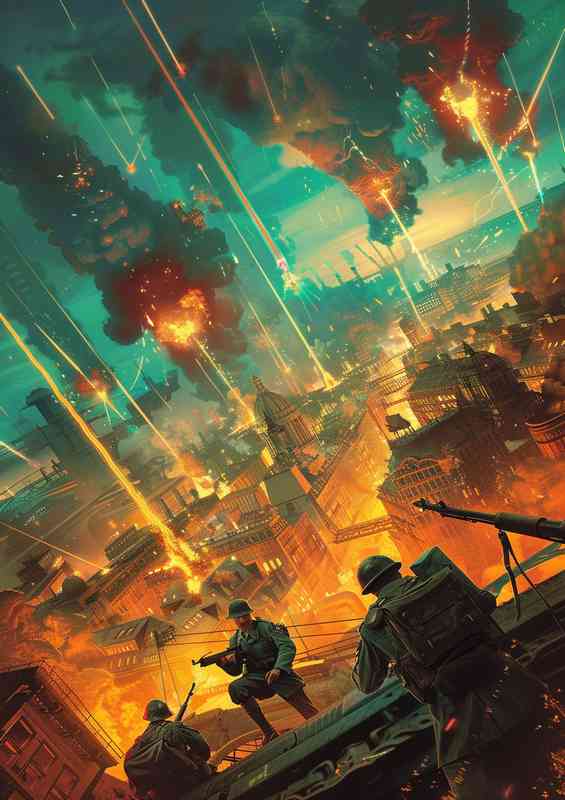Global war on a fantasy planet | Poster