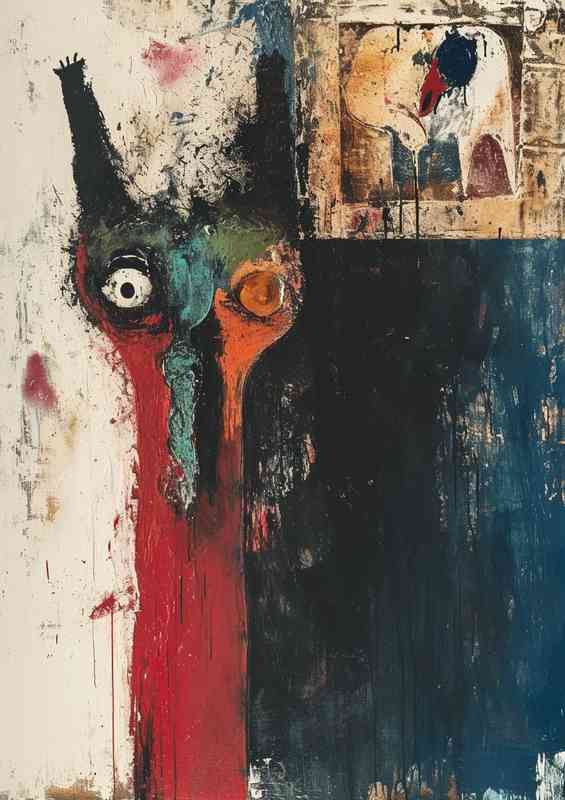 Abstract animal painted style | Di-Bond