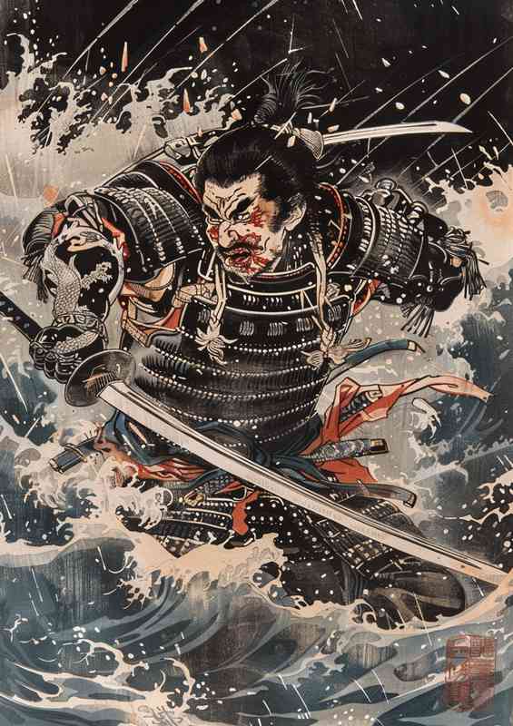 Japanese an ancient samurai | Di-Bond