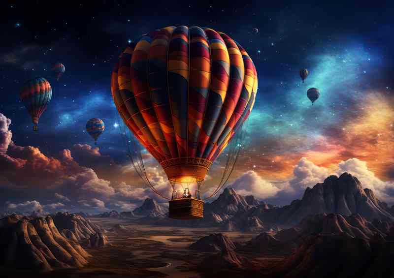 Realm of Rainbows Dreamscapes in Color | Metal Poster
