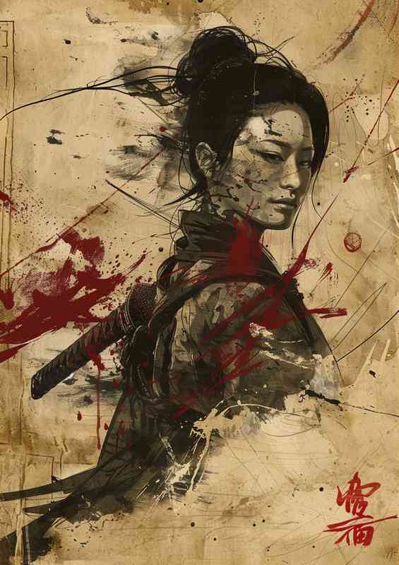 Lady warrior full poster | Di-Bond