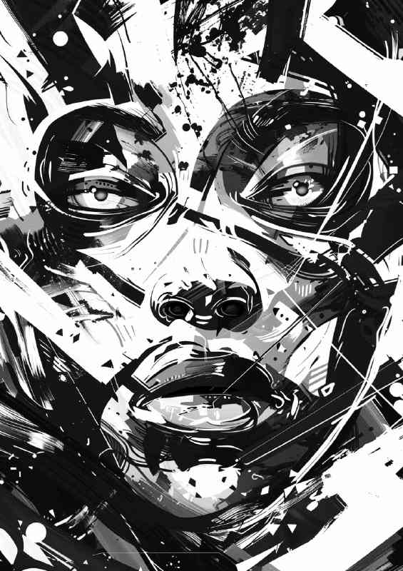 The mask of v for vendee | Canvas