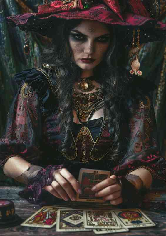 Witch tarot readingcards | Poster