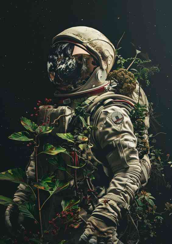 Astronaut taking plants back to earth | Di-Bond