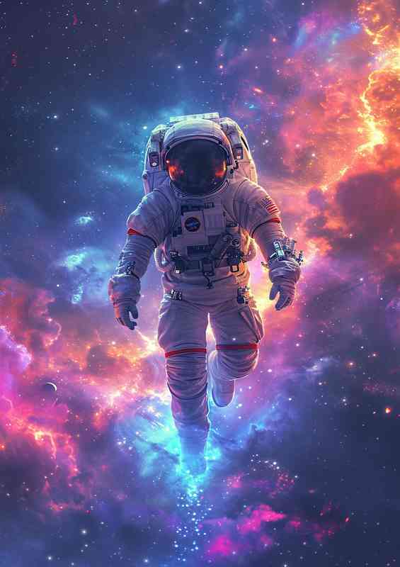 Spaceman astronaut in the sky | Di-Bond