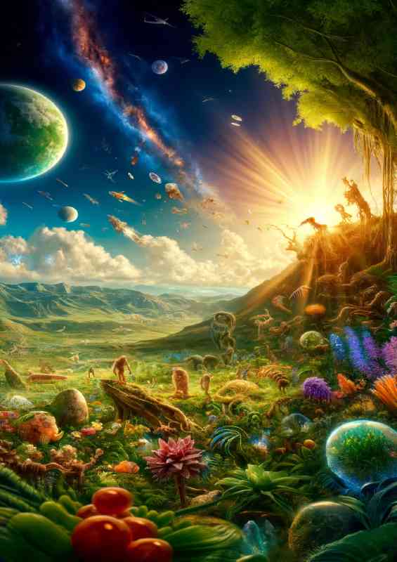 Evolution of life on Earth from single cell organisms | Canvas