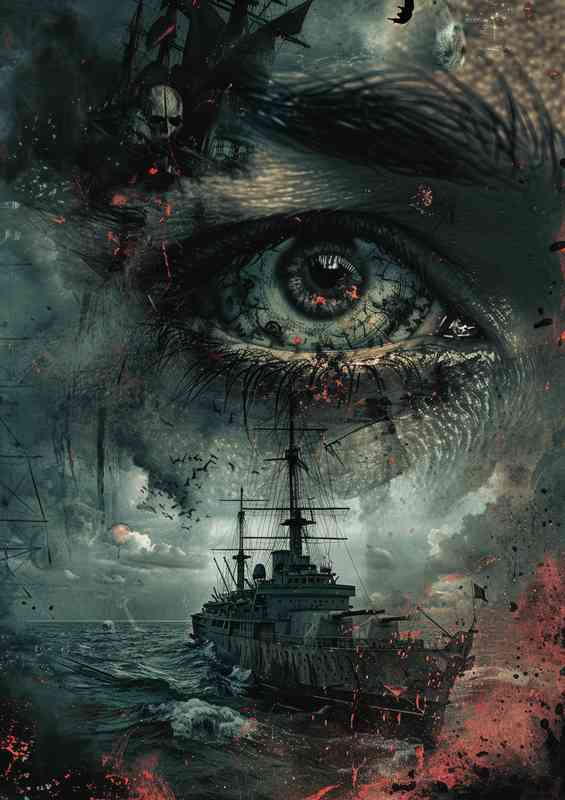 The Eye of the ghost ship | Poster