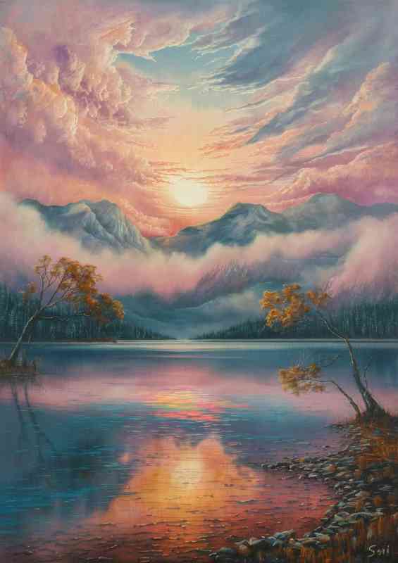 Mesmorising still waters | Canvas