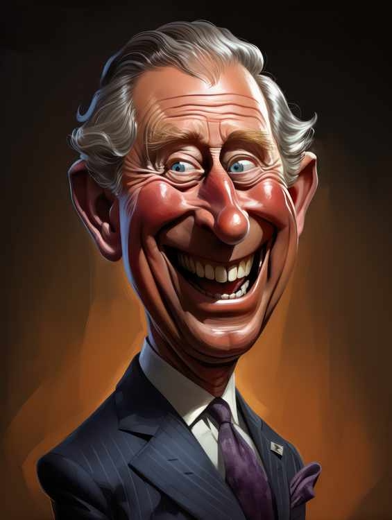 Caricature of prince Charles future king | Poster