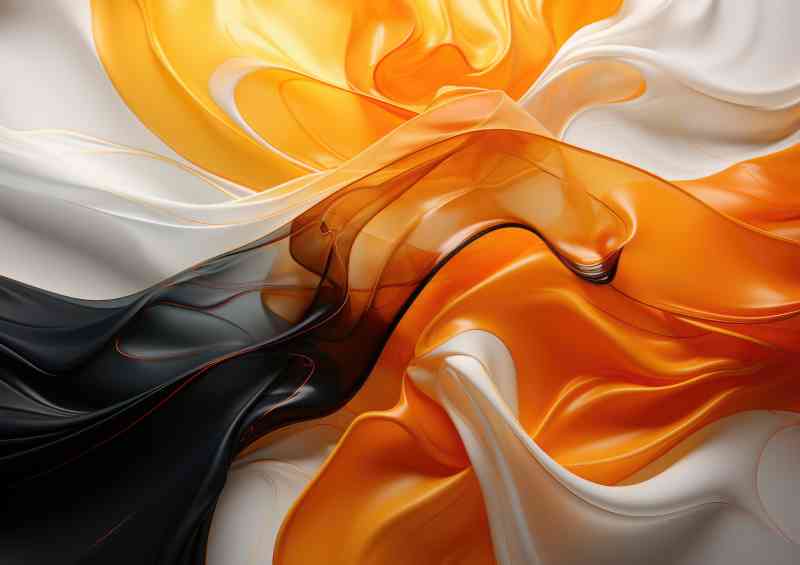 Liquid form colourful and briget | Poster