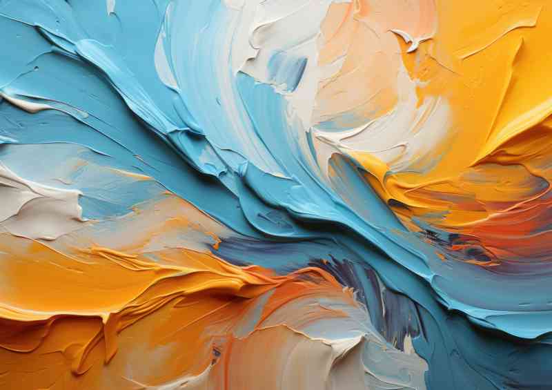 The painted river flows | Di-Bond