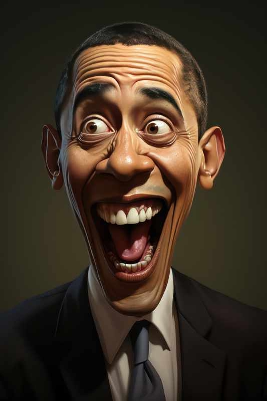 Caricatures of obama | Poster