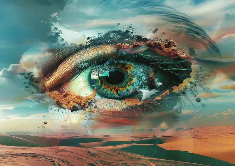 Your image of your eye in dream state | Di-Bond