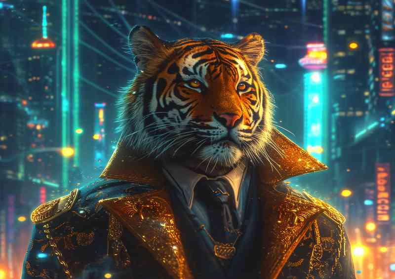 Tiger dressed to impress | Canvas