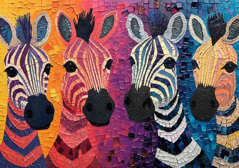 A collection of Zebras | Canvas