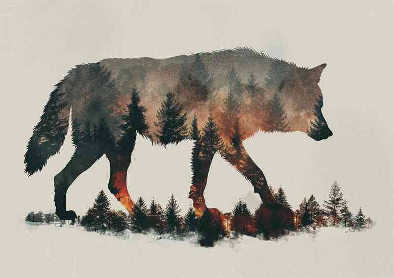 The Giant Wolf | Metal Poster