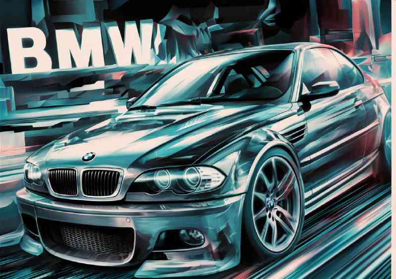 Breathtaking art design BMW M3 | Di-Bond