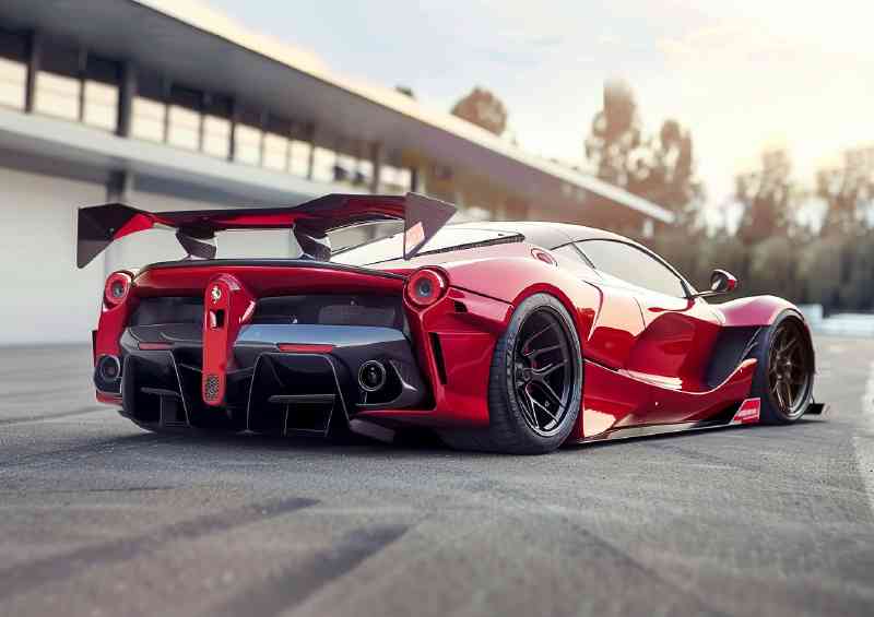 Ferrari f82 concept car with large wide body | Canvas