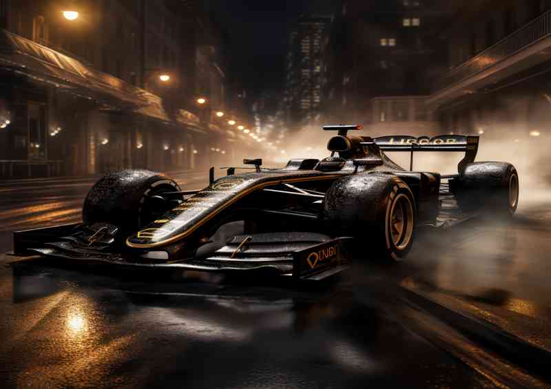 Formula one style street race | Canvas