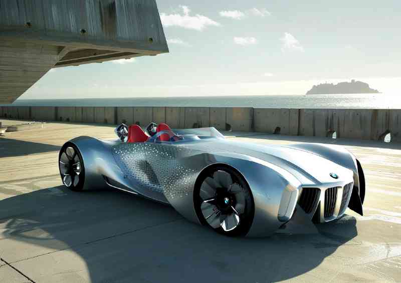 Futuristic concept car inspired in the style of BMW | Canvas