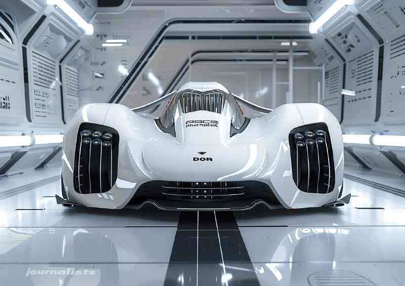 Porsche style designed an alien supercar concept | Poster