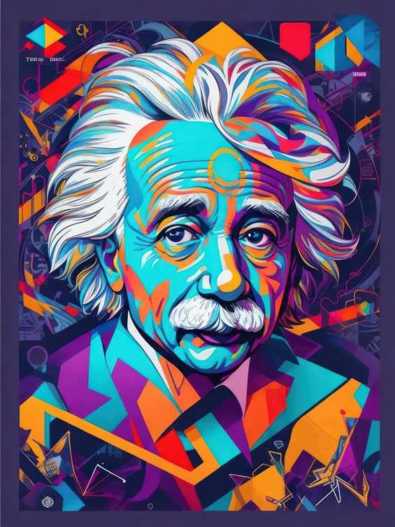 Einsteins Chromatic Genius | Poster