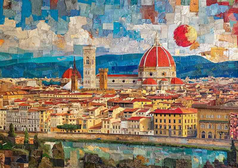 Painted style of Florance in Italy | Canvas