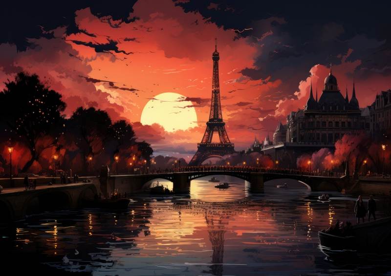 River view of the Effiel Tower | Poster