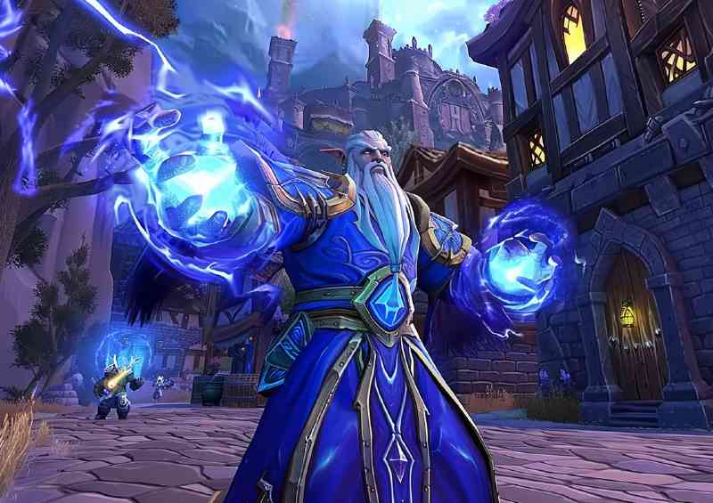 Gnome mage in blue robes and armo | Di-Bond