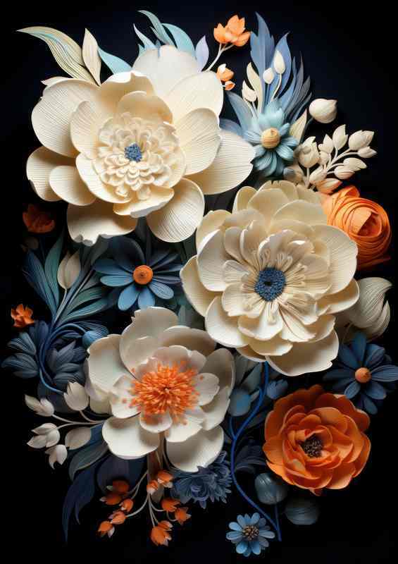 Abstract Floral Explorations Beyond Reality | Poster